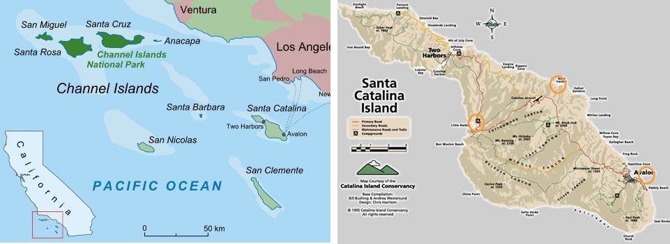 Catalina Island Map