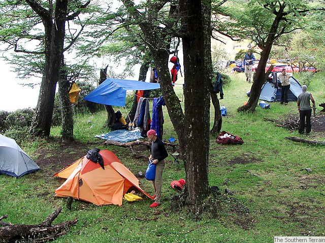 Camping by Rio Serrano